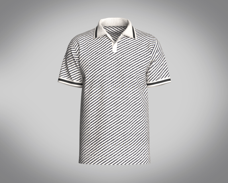 MENS OPEN COLLAR POLO SHIRT 3D मॉडल .c4d .max .obj .3ds .fbx .stl .blend 