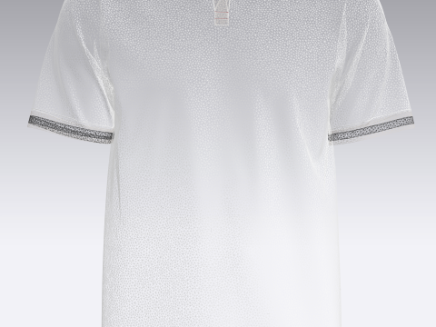 MENS OPEN COLLAR POLO SHIRT 3D मॉडल