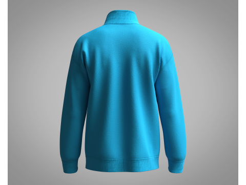 Men Jacket - Blue 3D Model