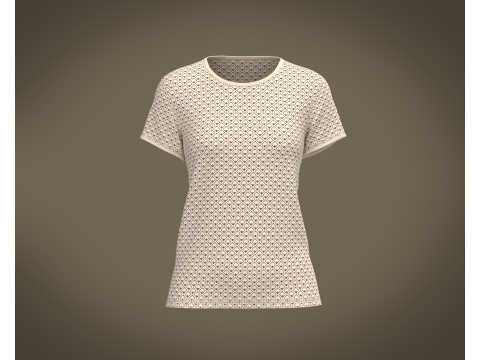 Ladies Tshirt Modèle 3D