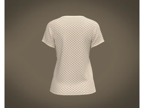 Ladies Tshirt 3D Model
