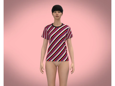 Ladies Tops 3D Model