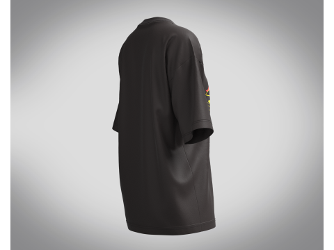 Ladies Tops - Electric Burn Up 3D Model