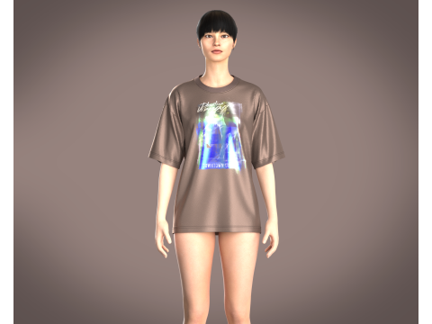 Ladies Tops - Downtown 3D-Modell
