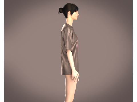 Ladies Tops - Downtown 3D-Modell