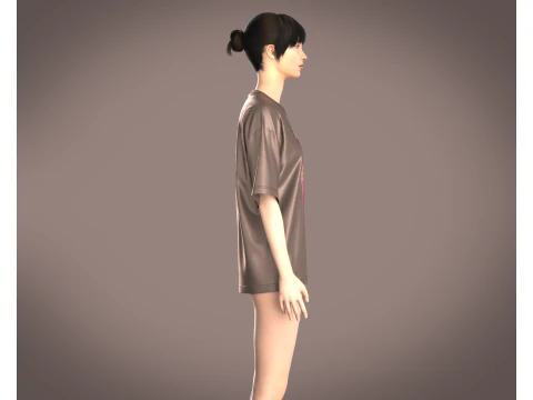 Ladies Tops - Downtown 3D Model
