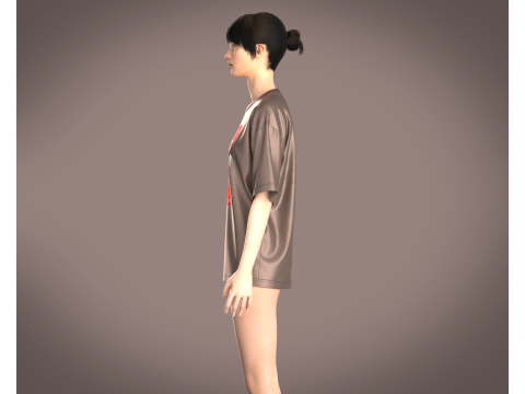 Ladies Tops - Downtown 3D-Modell