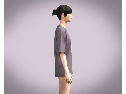 Ladies Tops - Dance 3D Model