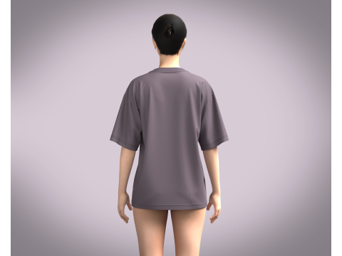 Ladies Tops - Dance Model 3D