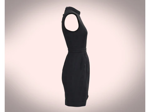 Ladies Long Tops 3D Model