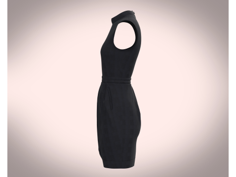 Ladies Long Tops 3D Модель