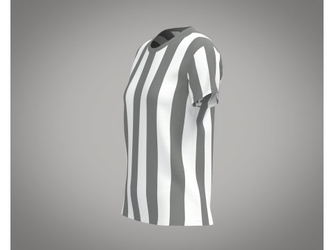 Ladies White Tops 3D 模型
