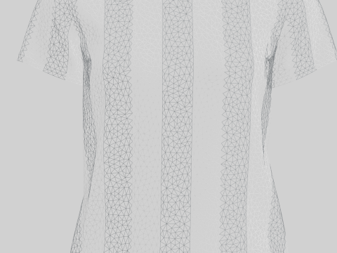 Ladies White Tops 3D 模型
