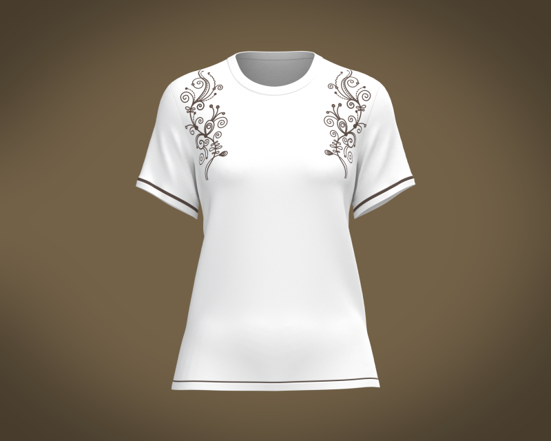 Ladies white Tops V2 Modello 3D .c4d .max .obj .3ds .fbx .stl .blend 