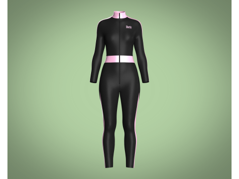 Ladies Swimming Tracksuit 3D Modell