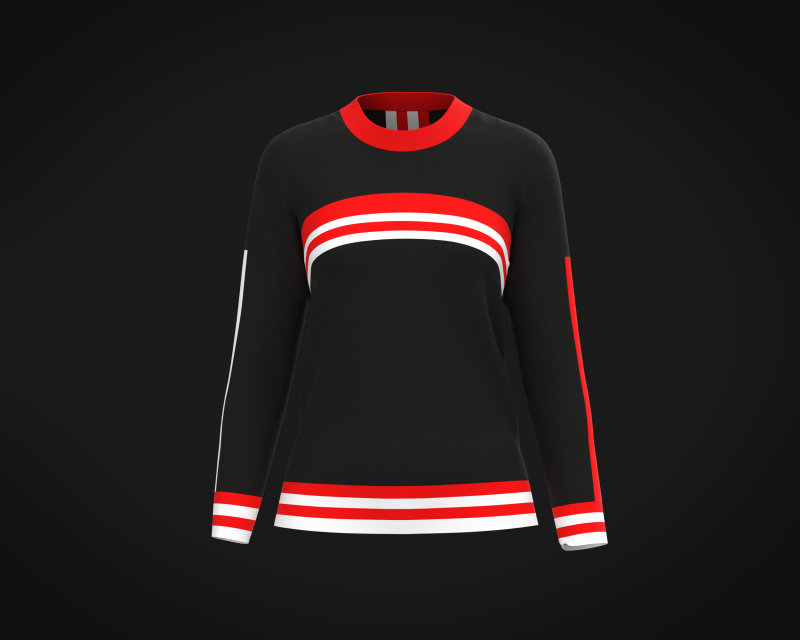 Ladies Sweat tops Modello 3D .c4d .max .obj .3ds .fbx .stl .blend 