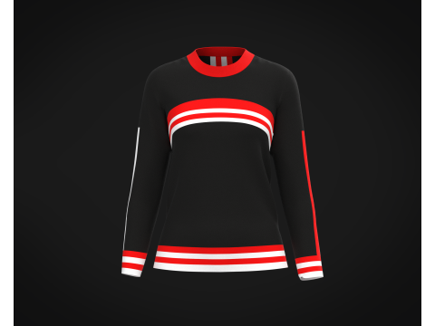 Ladies Sweat tops Model 3D