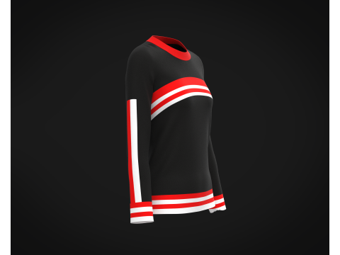 Ladies Sweat tops Modello 3D