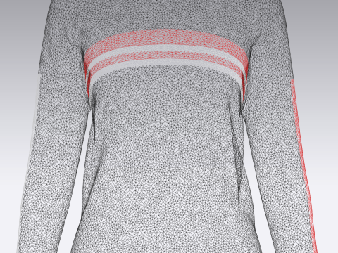 Ladies Sweat tops Modello 3D