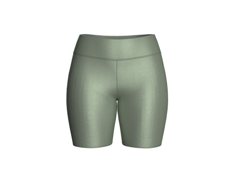 Ladies Yoga Shorts 3D Model