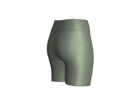 Ladies Yoga Shorts 3D Model