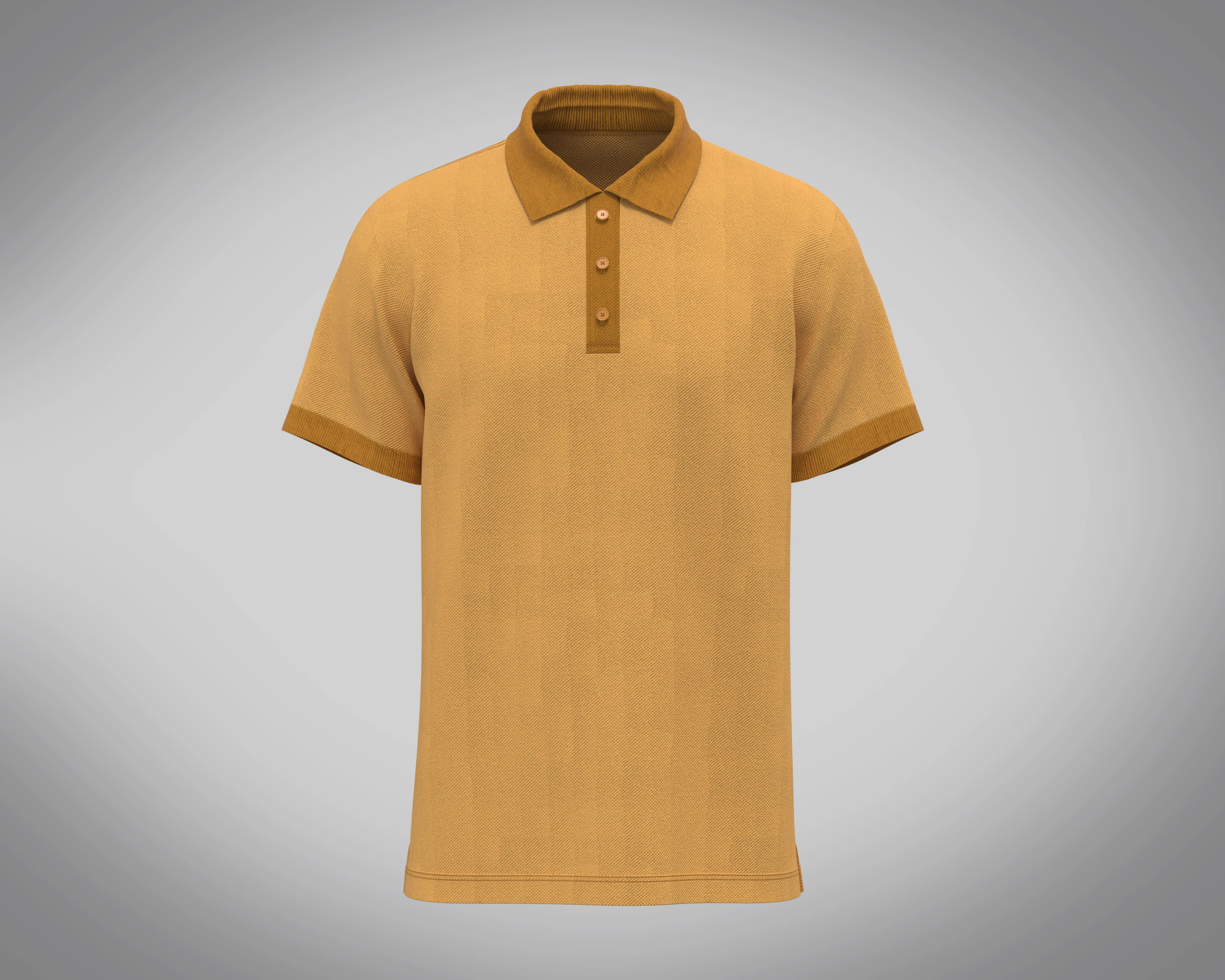 Men Polo 3D Model .c4d .max .obj .3ds .fbx .stl .blend 