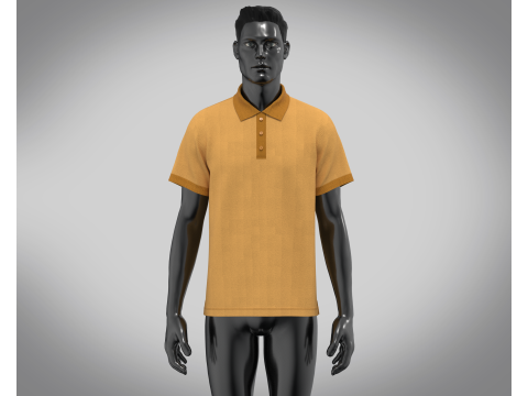 Men Polo 3D 模型