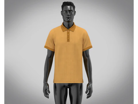 Men Polo 3D Model