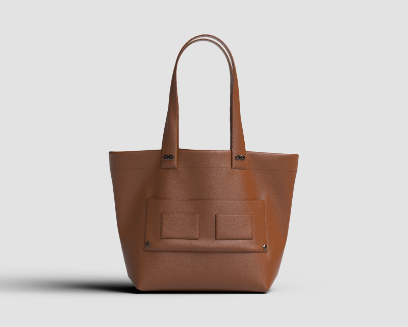 Leather Hand Bag 3D Model .c4d .max .obj .3ds .fbx .stl .blend