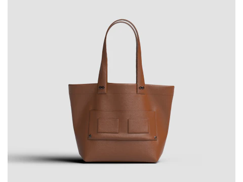 चमड़े का हैंड बैग 3D मॉडल