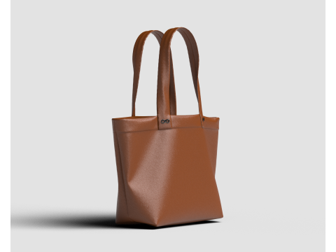 Leather Hand Bag 3D Model
