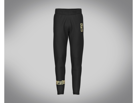 Men Black And Gold Pant 3D Model