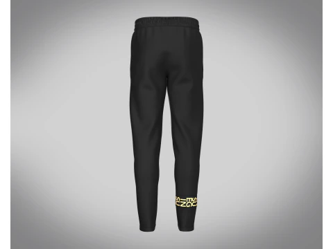 Men Black And Gold Pant 3D Model