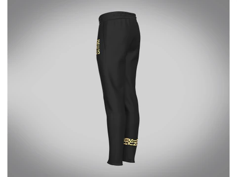 Men Black And Gold Pant 3D Model