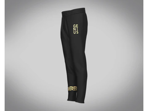 Men Black And Gold Pant 3D Model