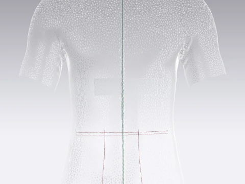 Men Cycling Jersey - Green Printed 3D Model