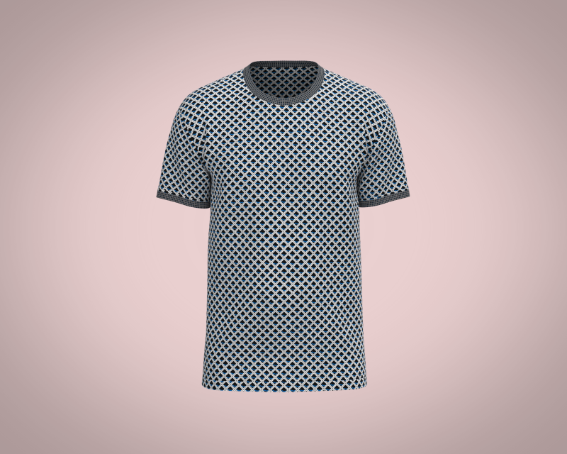 Men AOP T-Shirt 3D Model .c4d .max .obj .3ds .fbx .stl .blend 