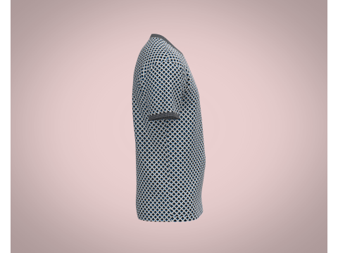 Men AOP T-Shirt 3D Model