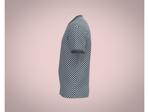 Men AOP T-Shirt 3D Model