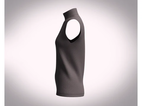 Ladies Tank Tops - 6 Styles Pack 3D Model
