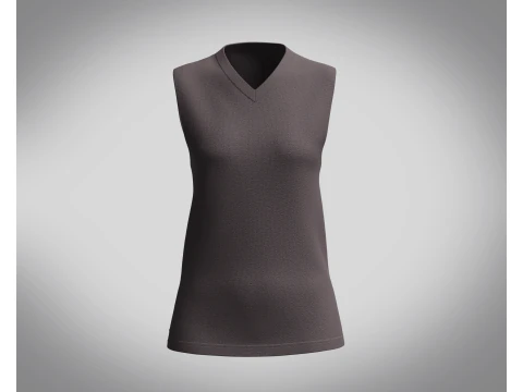 Ladies Tank Tops - 6 Styles Pack 3D Model