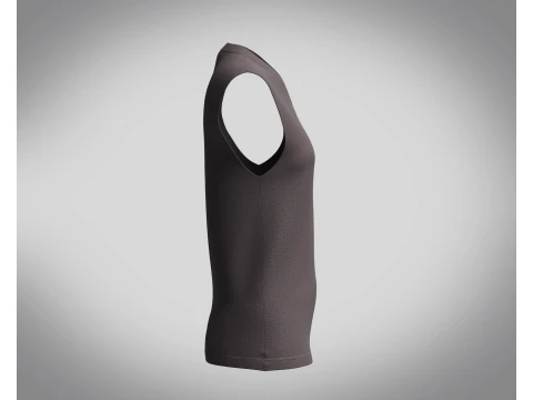 Ladies Tank Tops - 6 Styles Pack 3D Model