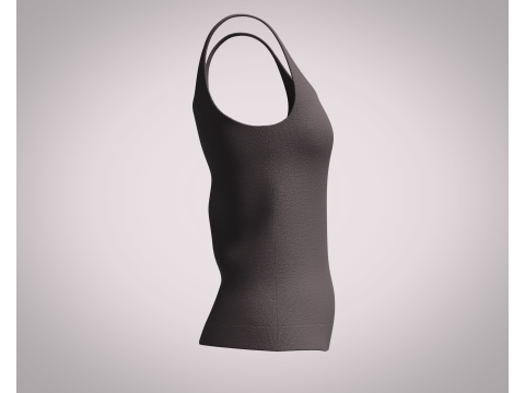 Ladies Tank Tops - 6 Styles Pack Modelo 3D
