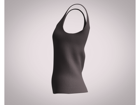Ladies Tank Tops - 6 Styles Pack Modelo 3D