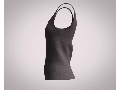Ladies Tank Tops - 6 Styles Pack 3D Model