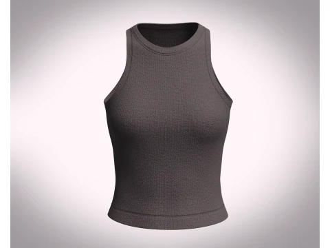 Ladies Tank Tops - 6 Styles Pack 3D Model