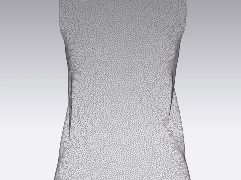 Ladies Tank Tops - 6 Styles Pack 3D Model