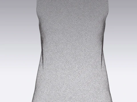 Ladies Tank Tops - 6 Styles Pack 3D Model
