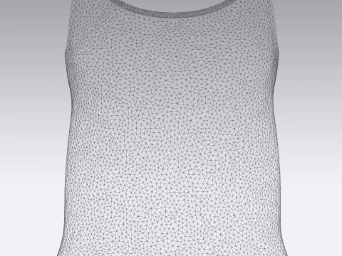 Ladies Tank Tops - 6 Styles Pack 3D Model