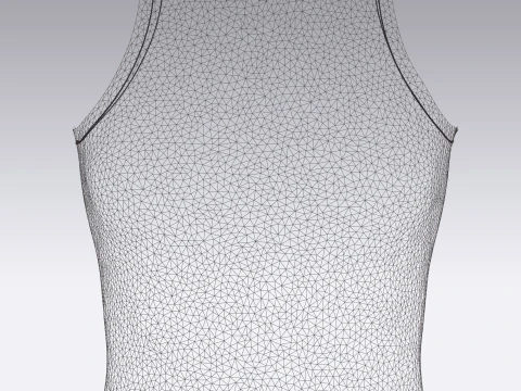 Ladies Tank Tops - 6 Styles Pack 3D Model